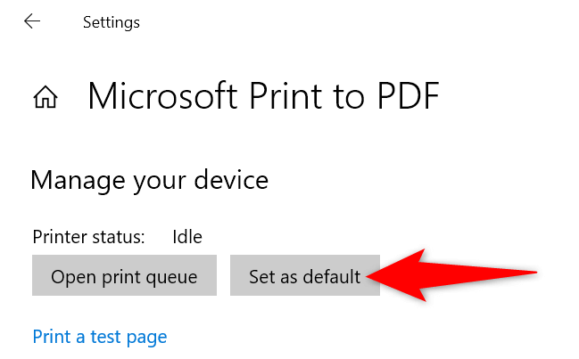 Set as default 
