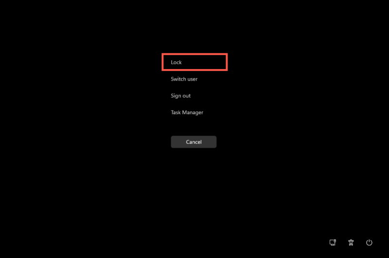 Windows 11 PC をロックする方法