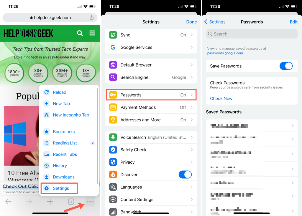 How to View Your Google Chrome Saved Passwords - 95