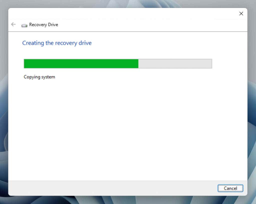 How to Create and Use a Windows 11 Recovery USB Drive - 6