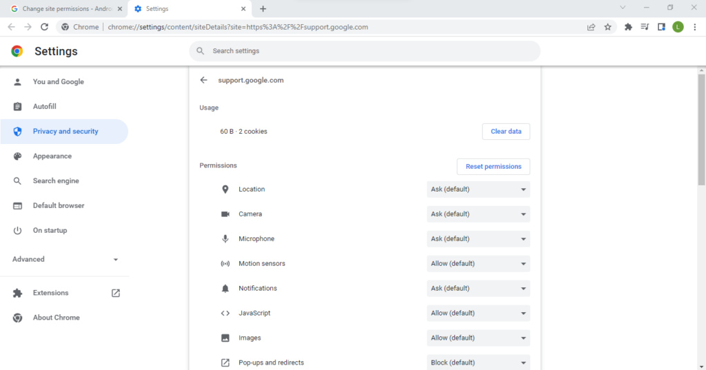 Google Chrome Content Settings: A Full Guide image 12