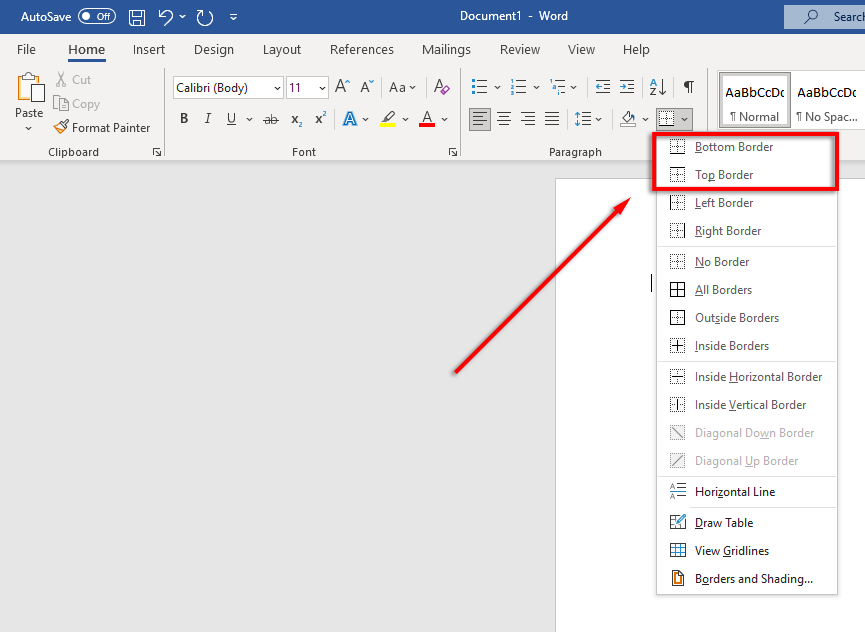 How To Insert Two Horizontal Lines In Word