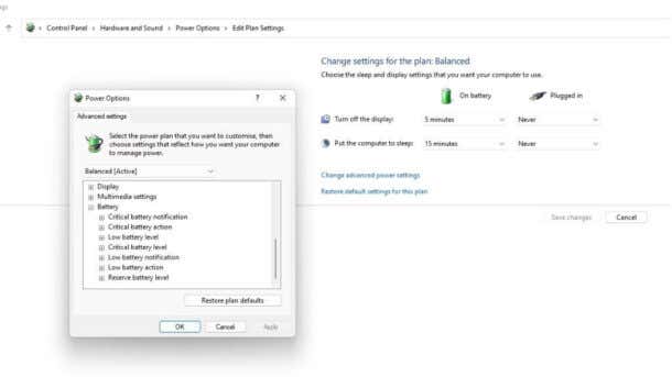 How to Limit Battery Charge to a Certain Percentage in Windows 11/10