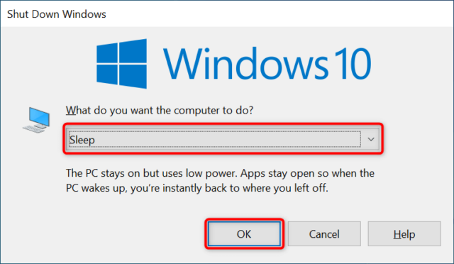 How to Create and Use a Windows 10/11 Sleep Mode Shortcut - Geeky Insider