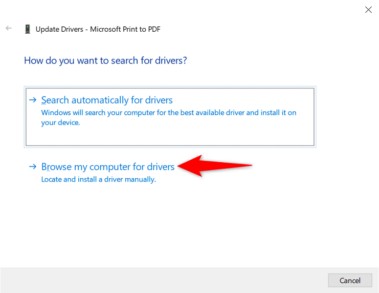 How to “Driver is unavailable” Error on Windows