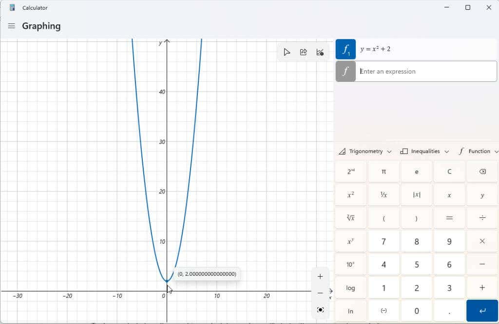 How to Use the Graphing Calculator in Windows 11 image 7