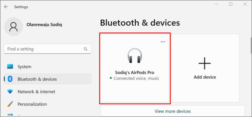 How to Connect AirPods to a Windows 11 Computer image 9