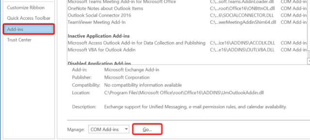 Outlook disconnected что делать