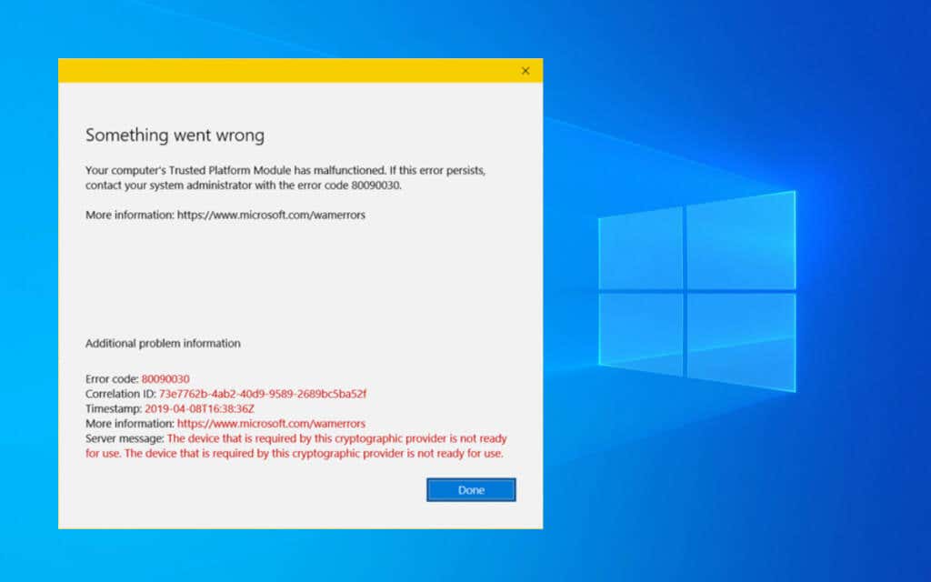 een paar vee vlam How to Fix “Trusted Platform Module Has Malfunctioned” Error in Windows