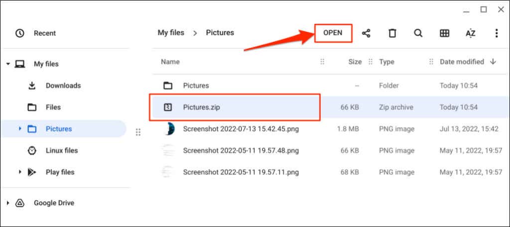 How to Zip and Unzip Files on Your Chromebook - 38