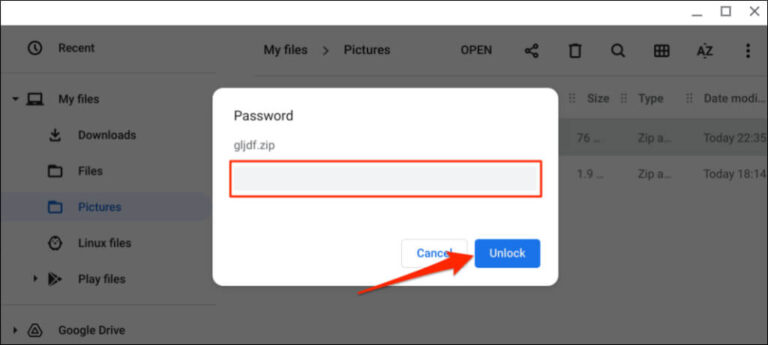 Chromebook でファイルを圧縮または解凍する方法
