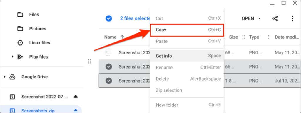 How to Zip and Unzip Files on Your Chromebook - 68