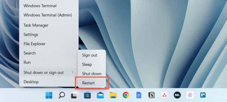 10 Ways To Shut Down And Restart A Windows 11 PC