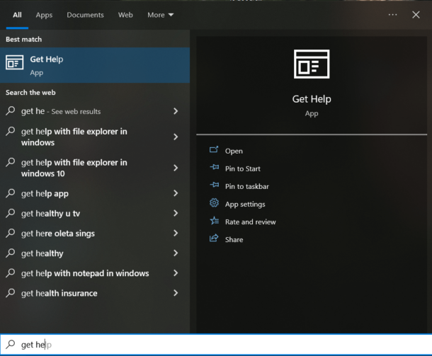 How To Get Help In Windows Geeky Insider   How To Get Help In Windows 1 Compressed 610x503 