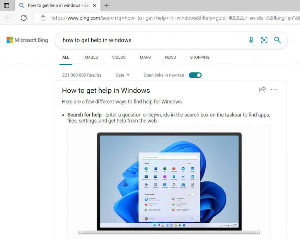 How to Get Help in Windows - 86