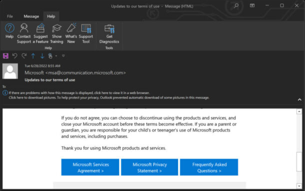 Outlook.com でダークモードを有効にする方法