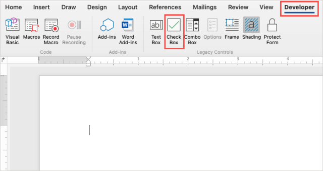 How to Insert Checkboxes in Microsoft Word