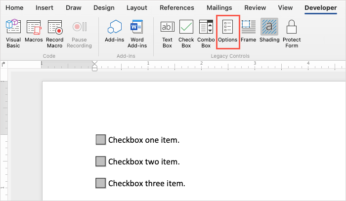 How to Insert Checkboxes in Microsoft Word image 15