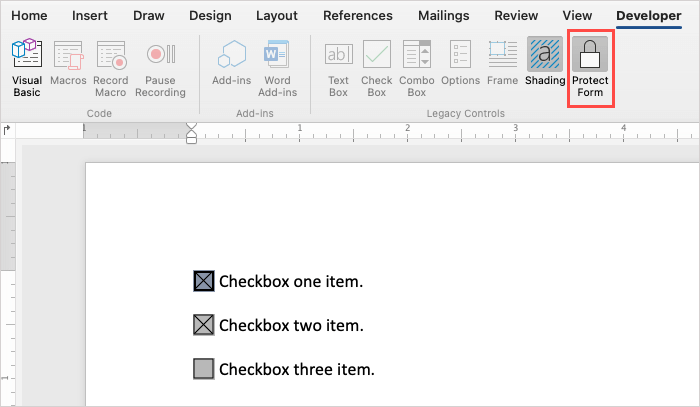 How to Insert Checkboxes in Microsoft Word - 25