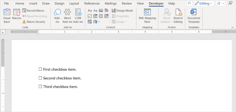 How to Insert Checkboxes in Microsoft Word