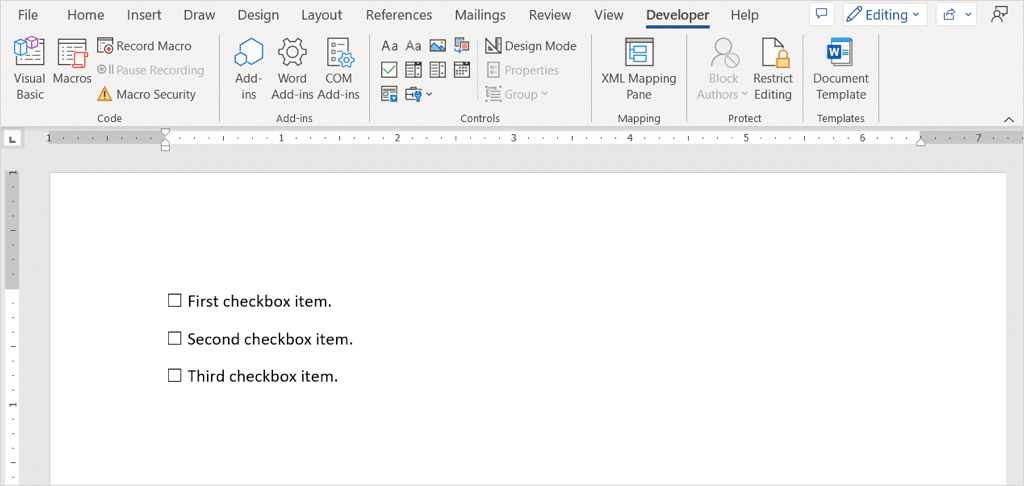 How to Insert Checkboxes in Microsoft Word image 6