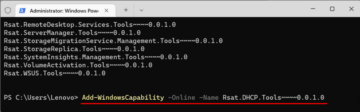 remote server administration tools for windows 11