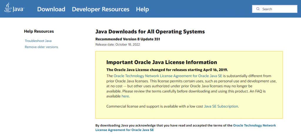 CODIGO DE SAIDA 1 / EXIT CODE 1 - Java Edition Support - Support