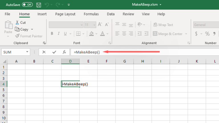 How to Create and Ring a Sound Alarm in Microsoft Excel