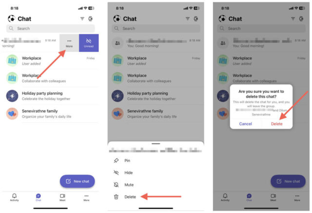 How to Delete a Chat in Microsoft Teams