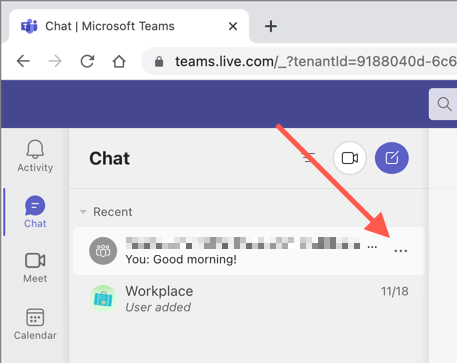 How to delete a chat in MY Personal Teams Free that I am not a member -  Microsoft Community