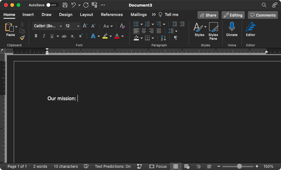 How To Enable And Turn Off Dark Mode In Microsoft Word deskgeek