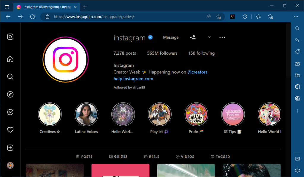 How to Enable Dark Mode on Instagram in Windows image 5