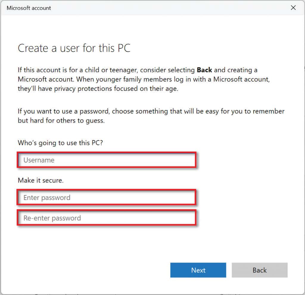 How to Create a Local Account on Windows 11 - 36