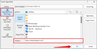 How to Add Hyperlinks in Microsoft Word