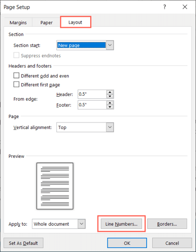 How to Add Line Numbers in Microsoft Word image 4