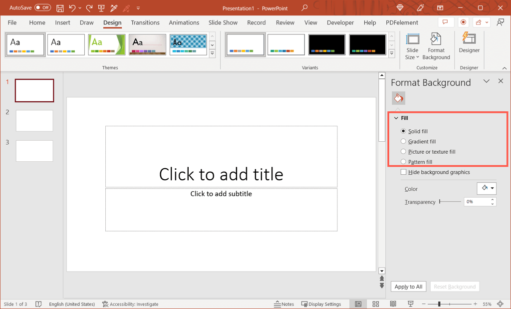 Muốn thay đổi nền trang trong Microsoft PowerPoint mà không biết làm thế nào? Đừng lo lắng, đó là một giải pháp đơn giản và dễ dàng. Với hình ảnh liên quan, bạn sẽ biết được cách thay đổi nền trang chỉ trong vài bước đơn giản. Hãy truy cập và tìm hiểu thêm ngay.