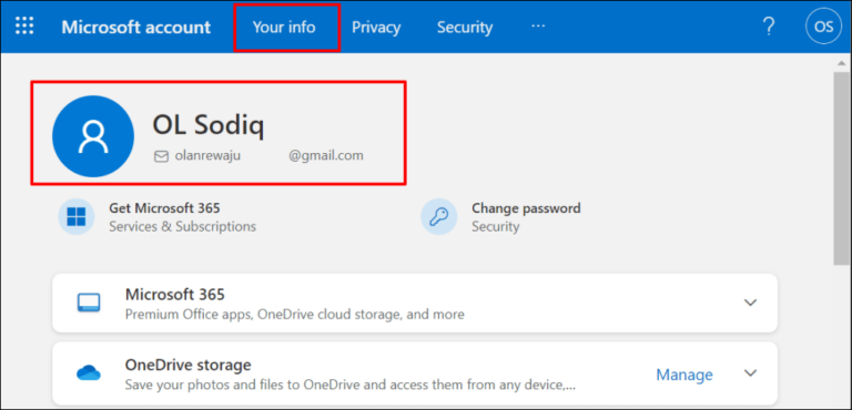 How to change your microsoft account email
