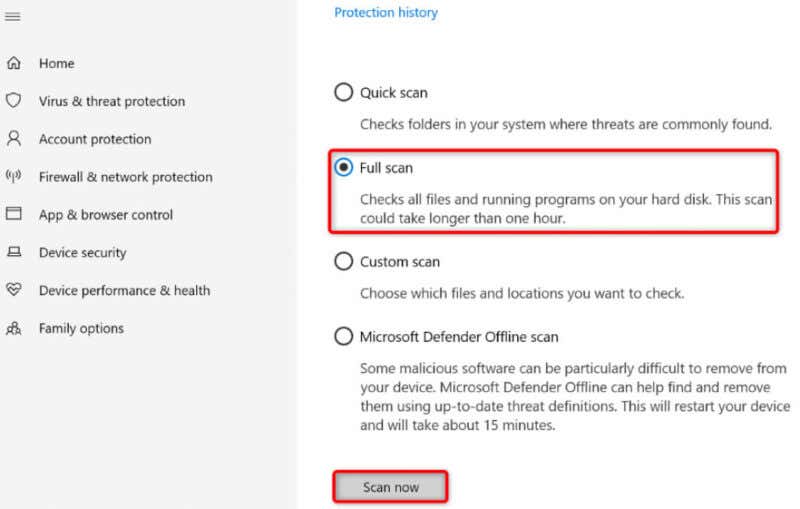 How to Fix the “Operation did not complete” Virus Error on Windows 10