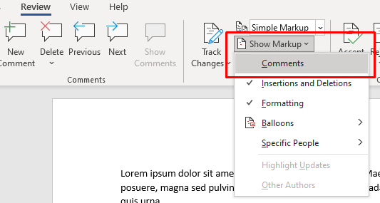 How to Insert  Delete  or Edit a Comment in Microsoft Word - 5