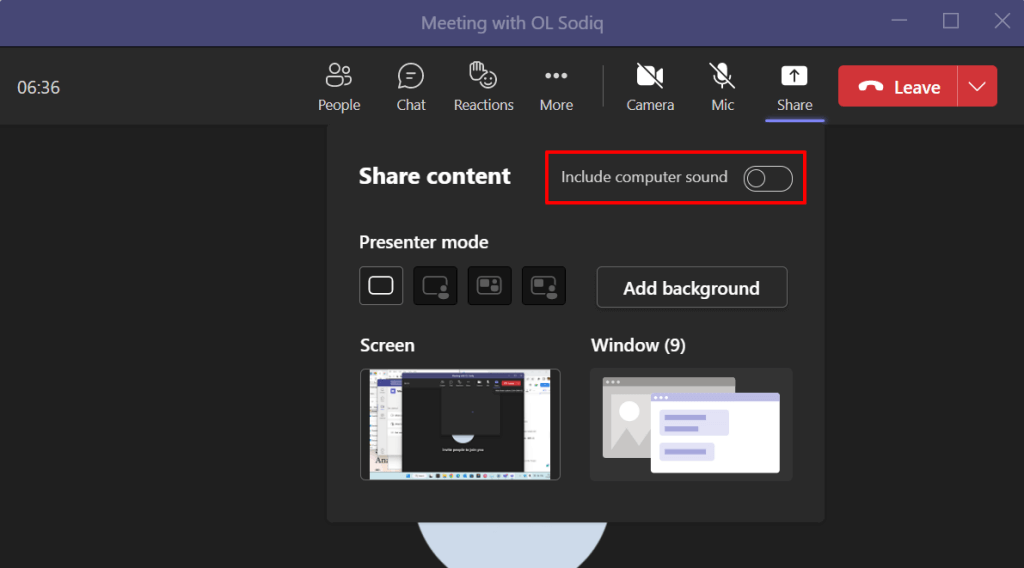 How to Share Your Screen in Microsoft Teams - 8