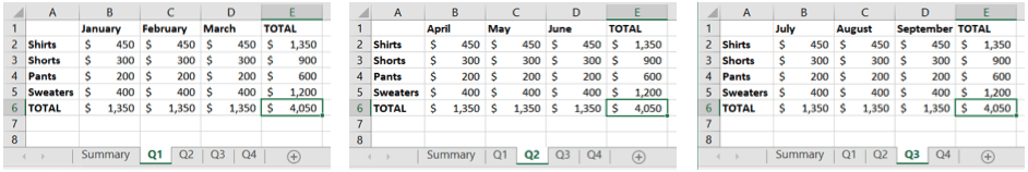 How to Sum Across Multiple Sheets in Excel - 36