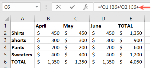How to Sum Across Multiple Sheets in Excel image 14