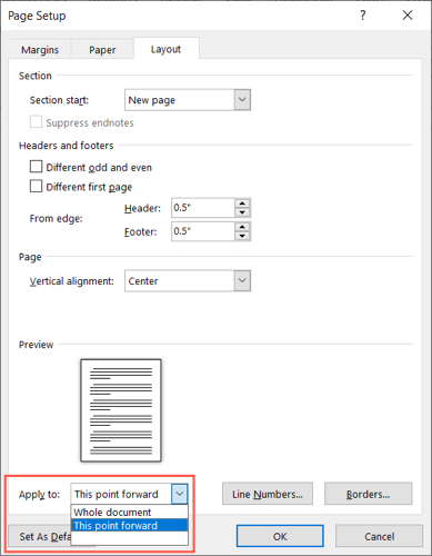 How to Vertically Align Text in Microsoft Word - 56