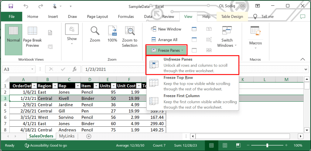 Can T Scroll In Microsoft Excel 8 Ways To Fix | helpdeskgeek