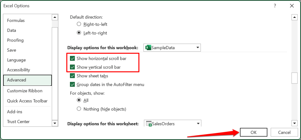 Can t Scroll in Microsoft Excel  8 Ways to Fix - 69