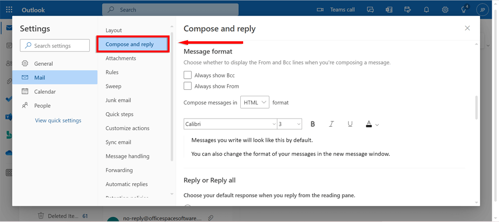 How to Change Font Size in Outlook - 62
