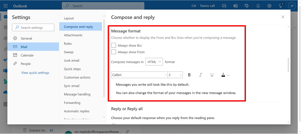 How to Change Font Size in Outlook - 59