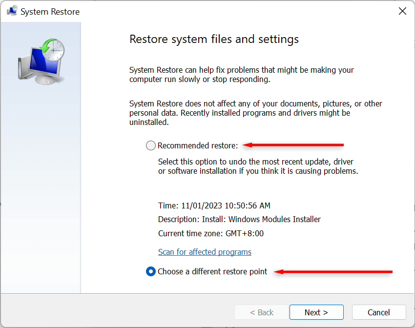 How to Enable and Use System Restore in Windows 11 - 11