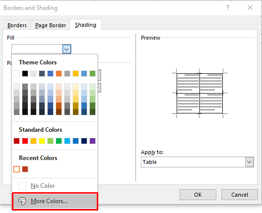 How to Add Background Color to Tables in Microsoft Word image 22