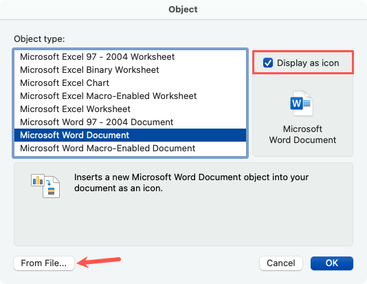 how-to-embed-a-word-document-in-excel-3-easy-ways